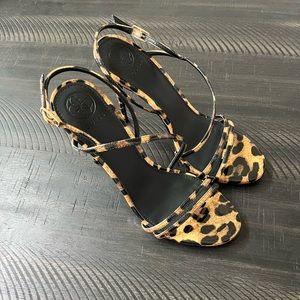 Guess Leopard Heeled Sandals